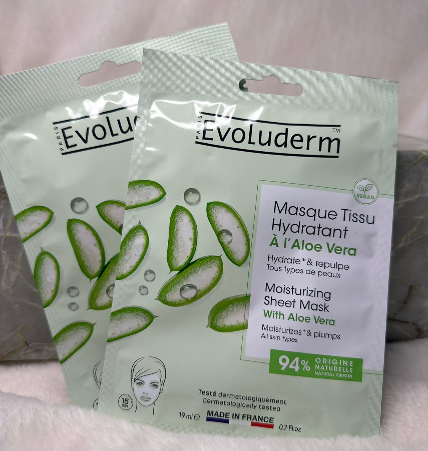 Masque visage à l'aloe vera