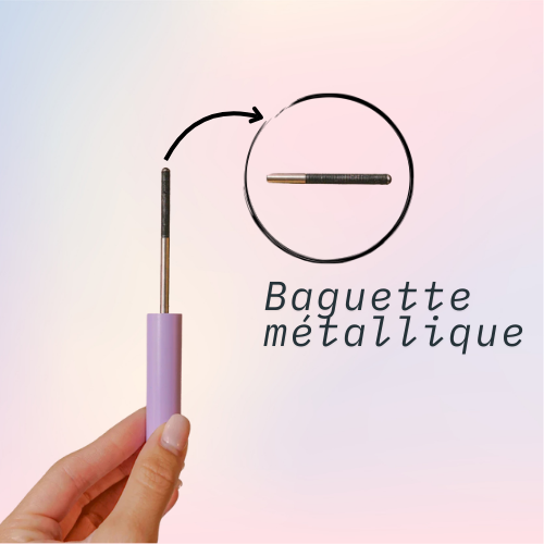 Mascara brosse métallique + Magique volume